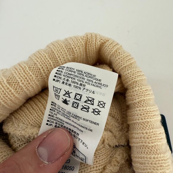 NWT Armada Natural, Moonscape, & Sassafrass Jacquard Knit Pom Beanie - Picture 9 of 11